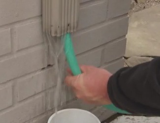 Gutter Cleaning Down Spout